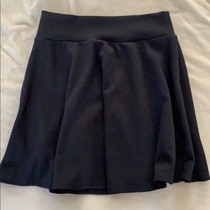 Black plain skirt